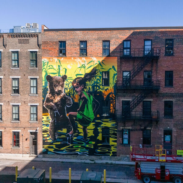 Mural by Pipsqueak Was Here!!! (1810 Campbell St)