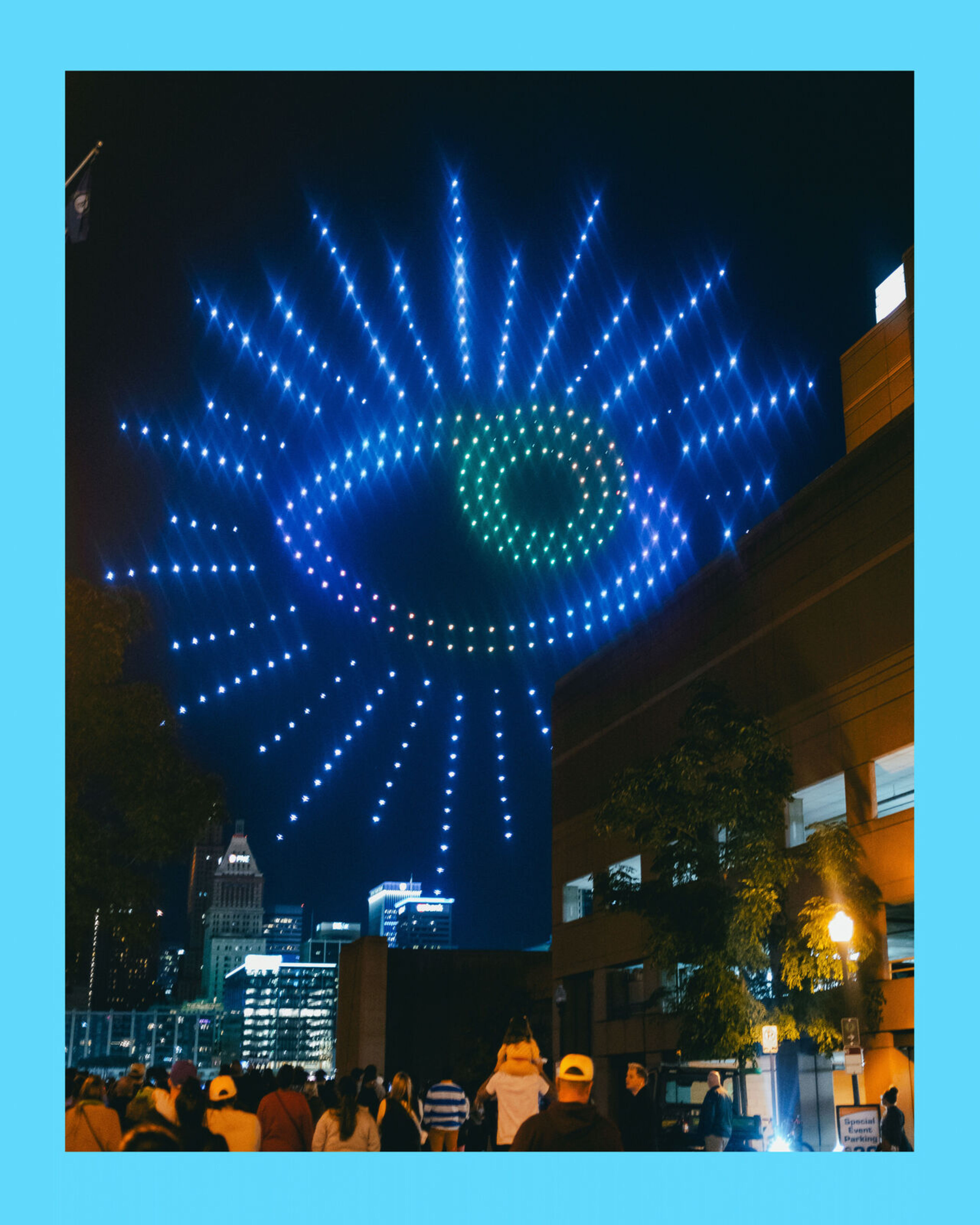 Mystic eye drone show 